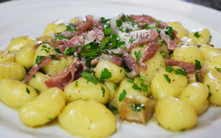 Gnocchi Porcini Prosciuto